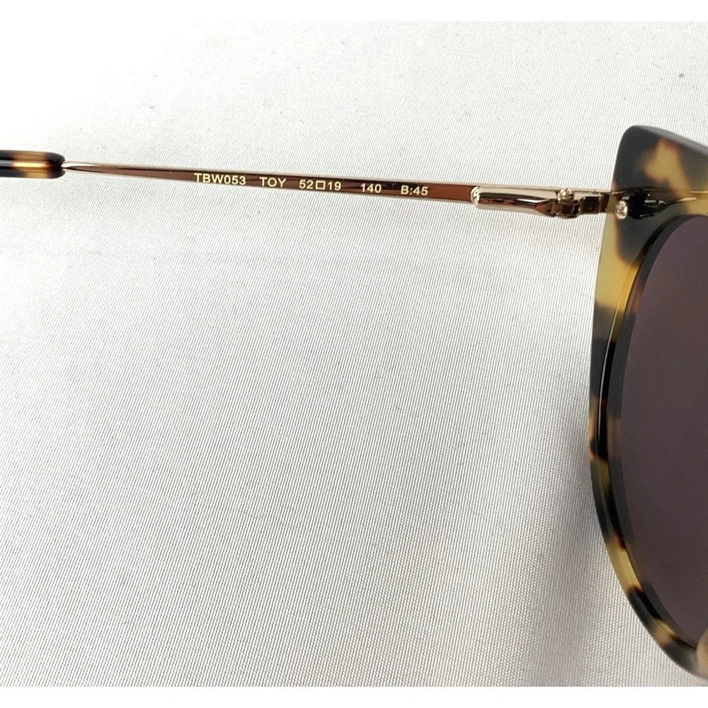 Ted Baker Sunglasses Womens Tortoise Shell Cateye Tbw053 Goldtone 52-19-140‎